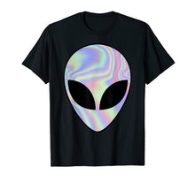 Load image into Gallery viewer, Alien Head T Shirt Colorful Alien Shirt Rave Tee Believe Ufo

