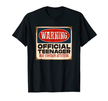Load image into Gallery viewer, Funny 13th Birthday T Shirt Official Teenager 13 Years Old

