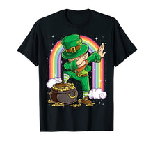 Load image into Gallery viewer, St Patricks Day Dabbing Leprechaun Boys Kids Men Gifts Dab T-Shirt-203544
