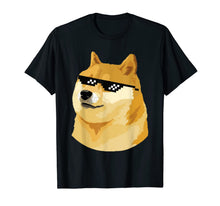 Load image into Gallery viewer, Doge T-shirt with deal with it glasses
