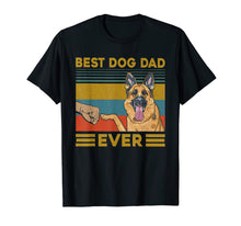 Load image into Gallery viewer, Best Dog Dad Ever German Shepherd Retro Vintage T-Shirt-585502
