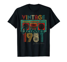 Load image into Gallery viewer, Vintage Cassett October 1981 Classic 38th Bday 38 Yrs T-Shirt
