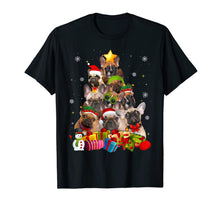 Load image into Gallery viewer, Funny French Bulldog Christmas Tree Gifts Xmas T-Shirt

