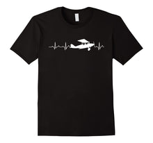 Load image into Gallery viewer, Flying Pilot Shirt, Aviation Heartbeat T-Shirt
