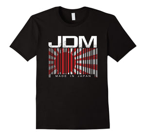 JDM Barcode Made in Japan Motorsport Mens Shirt T-shirt