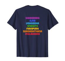 Load image into Gallery viewer, 7 Chakras Sanskrit Spiritual Lifestyle Yoga T-Shirt
