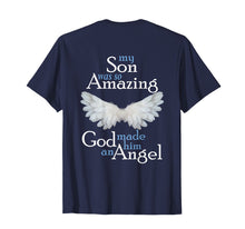 Load image into Gallery viewer, Son Guardian Angel T-Shirt Memorial Gift Amazing Angel Wings

