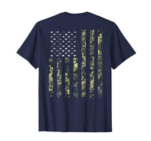 Load image into Gallery viewer, Camo American Flag T shirt
