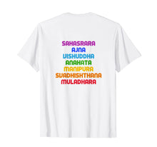 Load image into Gallery viewer, 7 Chakras Sanskrit Spiritual Lifestyle Yoga T-Shirt
