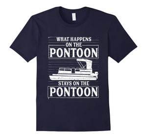 Funny Pontoon Boat T-Shirt Boating Captain Gift Shirt