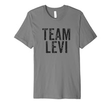 Load image into Gallery viewer, Team Levi Black Distressed Vintage Design Baseball Football Premium T-Shirt
