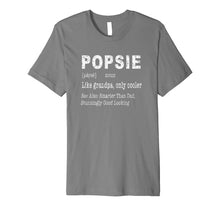 Load image into Gallery viewer, Mens Popsie Grandpa Grandfather Funny Premium Gift T-Shirt
