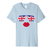 Load image into Gallery viewer, British Sunglasses Lips Flag T-Shirt United Kingdom Flags UK
