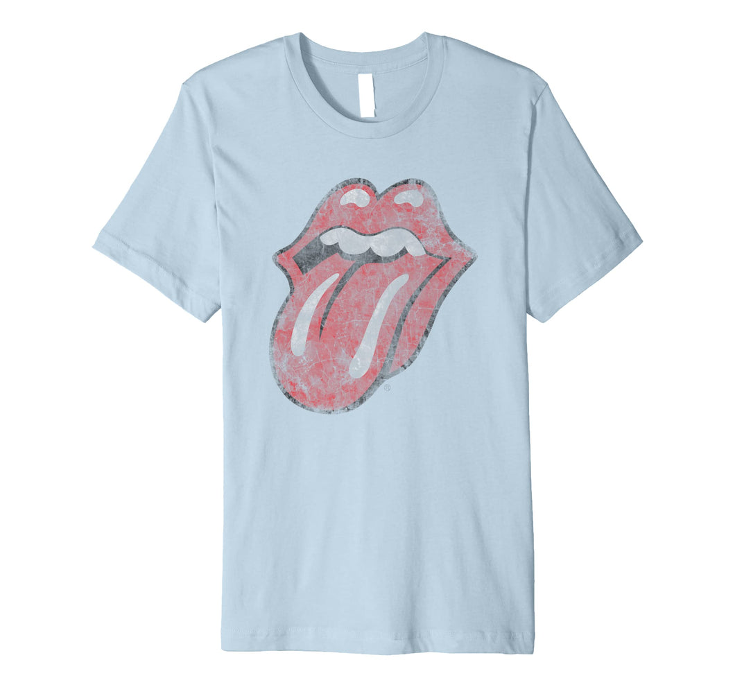 Mens The Rolling Stones Distressed Tongue T-Shirt
