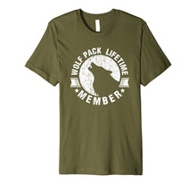 Load image into Gallery viewer, Lifetime Wolf Pack Member Distressed Howling T-shirt
