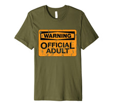 Load image into Gallery viewer, Warning Official Adult Funny 18th Birthday Gifts 18 Year Old Premium T-Shirt
