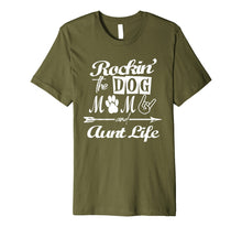 Load image into Gallery viewer, Rocking The Dog Mom And Aunt Life Mother Day T-Shirt Premium T-Shirt
