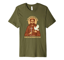 Load image into Gallery viewer, St Francis of Assisi Catholic T-shirts
