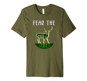 Deer Fear Basketball Premium T-Shirt