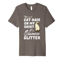Load image into Gallery viewer, This Isn't Cat hair On My Shirt It's Siamese Glitter T Shirt
