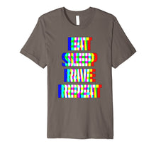 Load image into Gallery viewer, Eat Sleep Rave Repeat Fitted 3D T-Shirt

