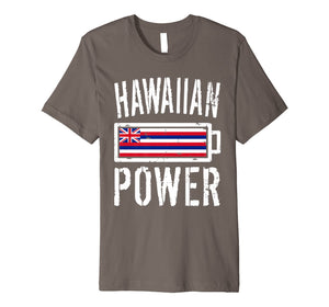 Hawaii Flag T-Shirt | Hawaiian Power Battery Proud Tee