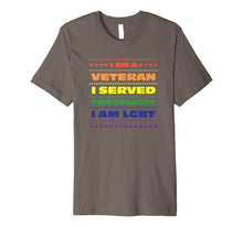 Load image into Gallery viewer, Gay Veteran Shirt Gay Pride Flag Rainbow Colors Gay Shirt
