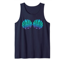 Load image into Gallery viewer, Mermaid Sea Shell Bra Costume Tank Top
