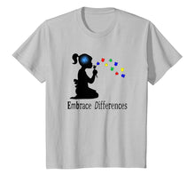Load image into Gallery viewer, Embrace Differences Puzzle T-Shirt Autism Awareness Tee
