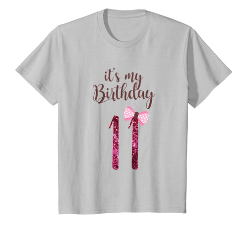 Birthday Shirt Girl, Cute It's my 11th Birthday 11 Years Old