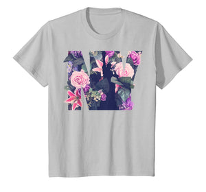 Floral New York City T-shirt, Urban NYC Floral T-shirt