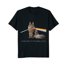 Load image into Gallery viewer, Dark Side Of The Maine Coon Cat Lover T-shirt
