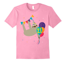Load image into Gallery viewer, Funny 21st Birthday Sloth Lovers T-shirt Gift Men Women Her

