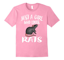 Load image into Gallery viewer, Just A Girl Who Loves Rats Owner Lover Gift T-Shirt
