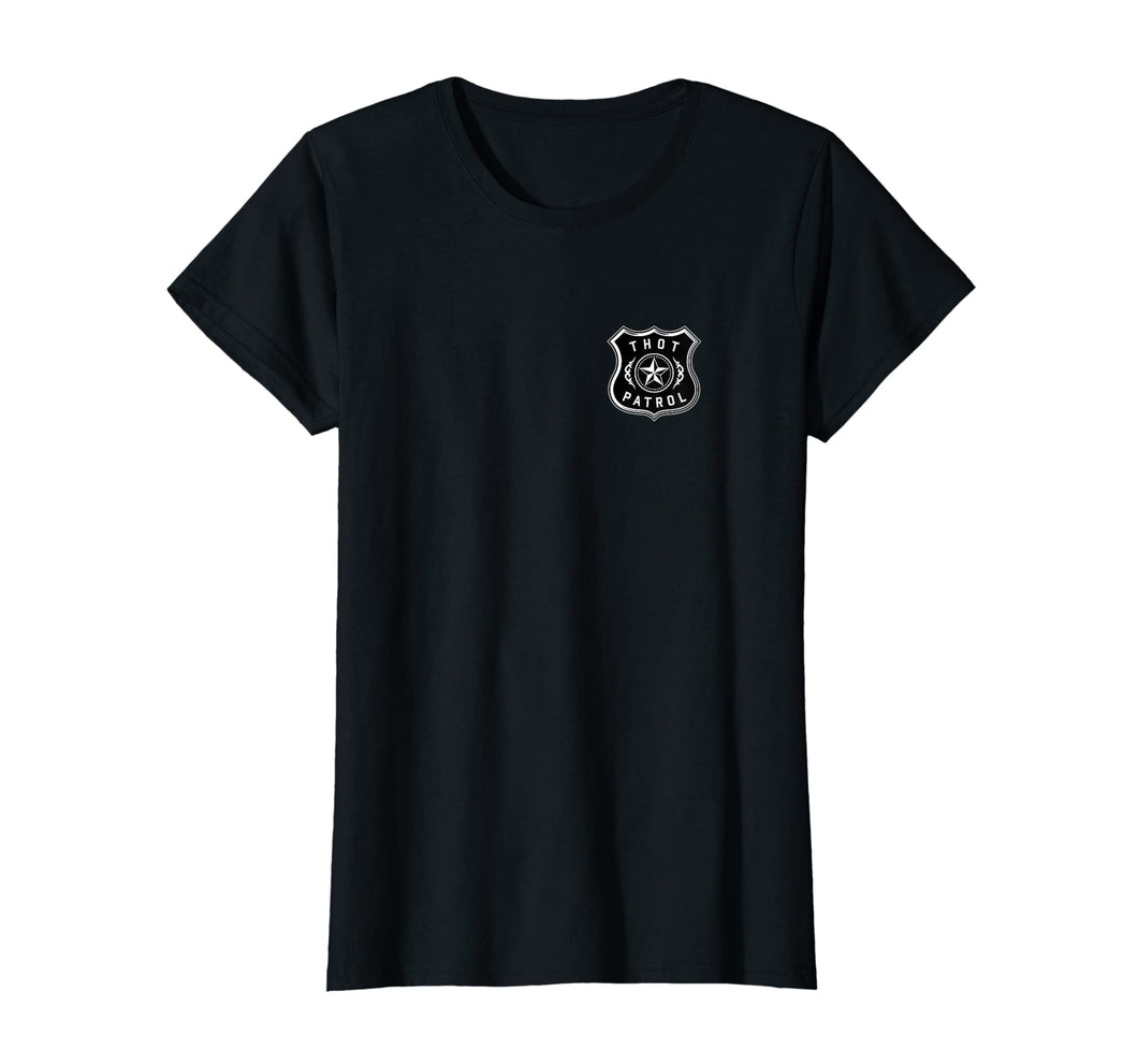 Thot Patrol Pocket Badge Print T-Shirt
