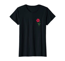 Load image into Gallery viewer, CaliDesign Rose Chest Print T shirt urban Hipster Rap Tee
