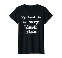 Load image into Gallery viewer, Head Is A Very Dark Place - Gothic Emo Punk T Shirt
