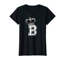 Load image into Gallery viewer, Queen B - Letter B And Crown (Bee) T-Shirt
