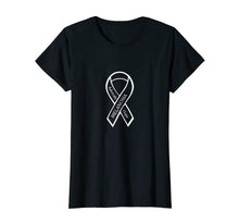 Load image into Gallery viewer, Wear Black Melanoma Skin Cancer Awareness Ribbon May T Shirt
