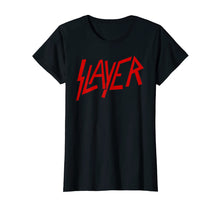 Load image into Gallery viewer, Classic Slayer Logo (Red on Black) T-Shirt

