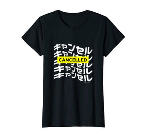 Japanese Tokyo Aesthetic Streetwear Cancelled Graphic Tee