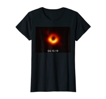 Load image into Gallery viewer, Black Hole Picture T Shirt M87 Messier 87 First Ever 2019
