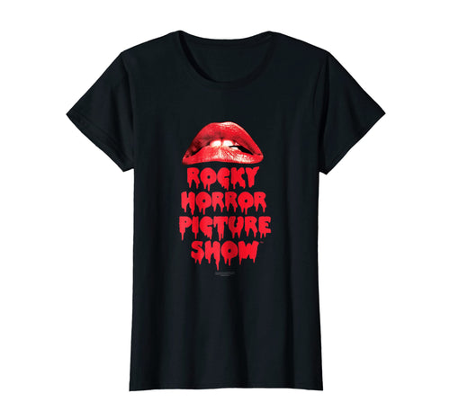 Rocky Horror Picture Show Lips with Stacked Logo T-shirt