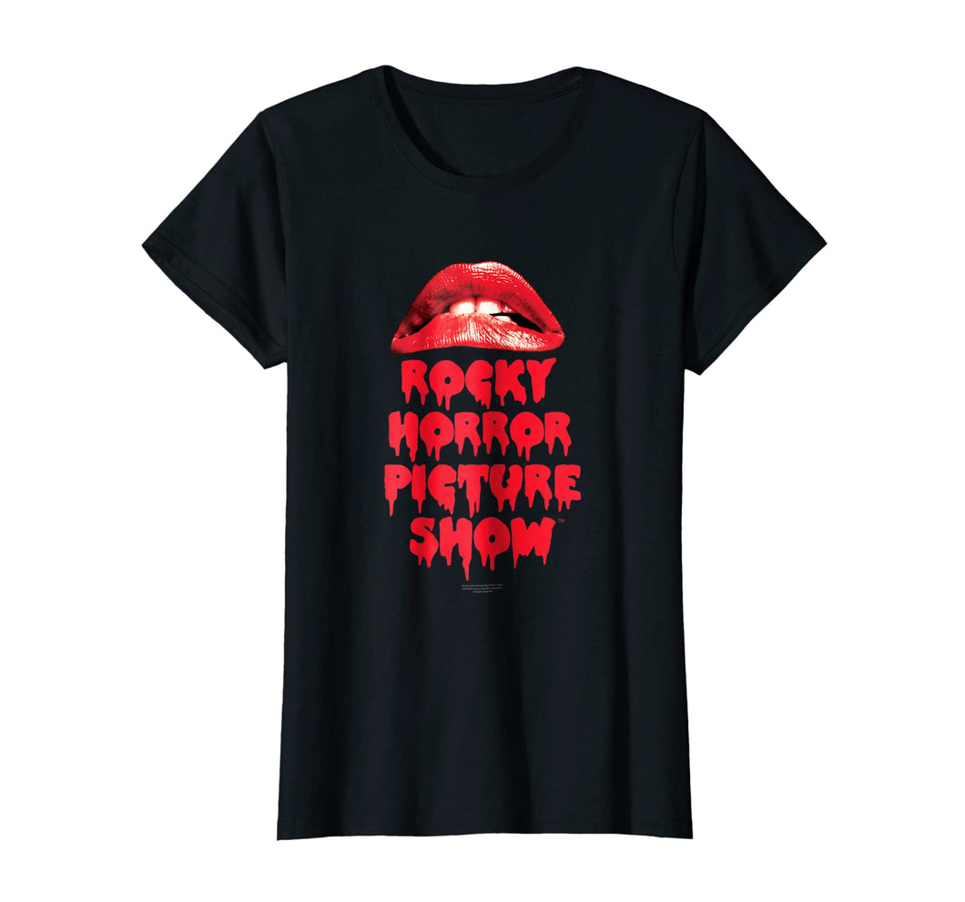 Rocky Horror Picture Show Lips with Stacked Logo T-shirt