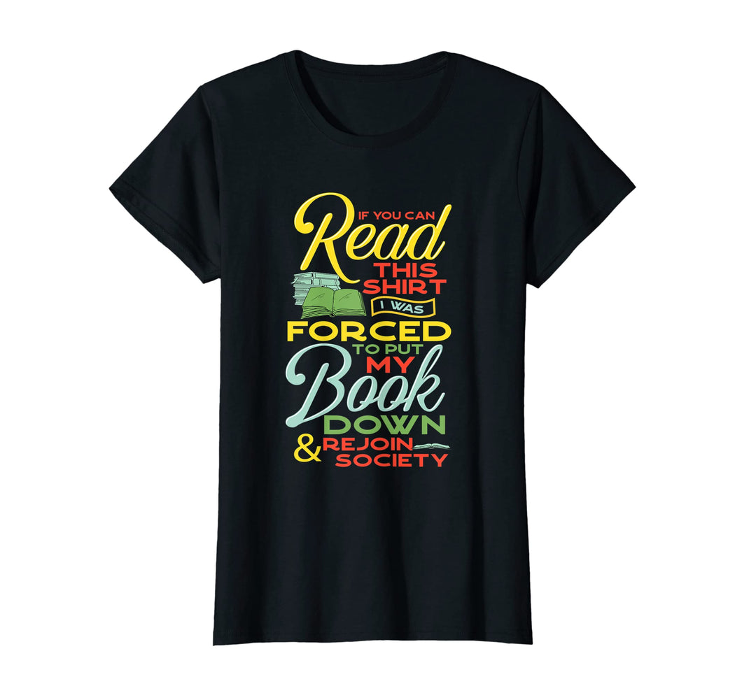 Forever Book Lover T Shirt Passionate Bookworm Readers Rock