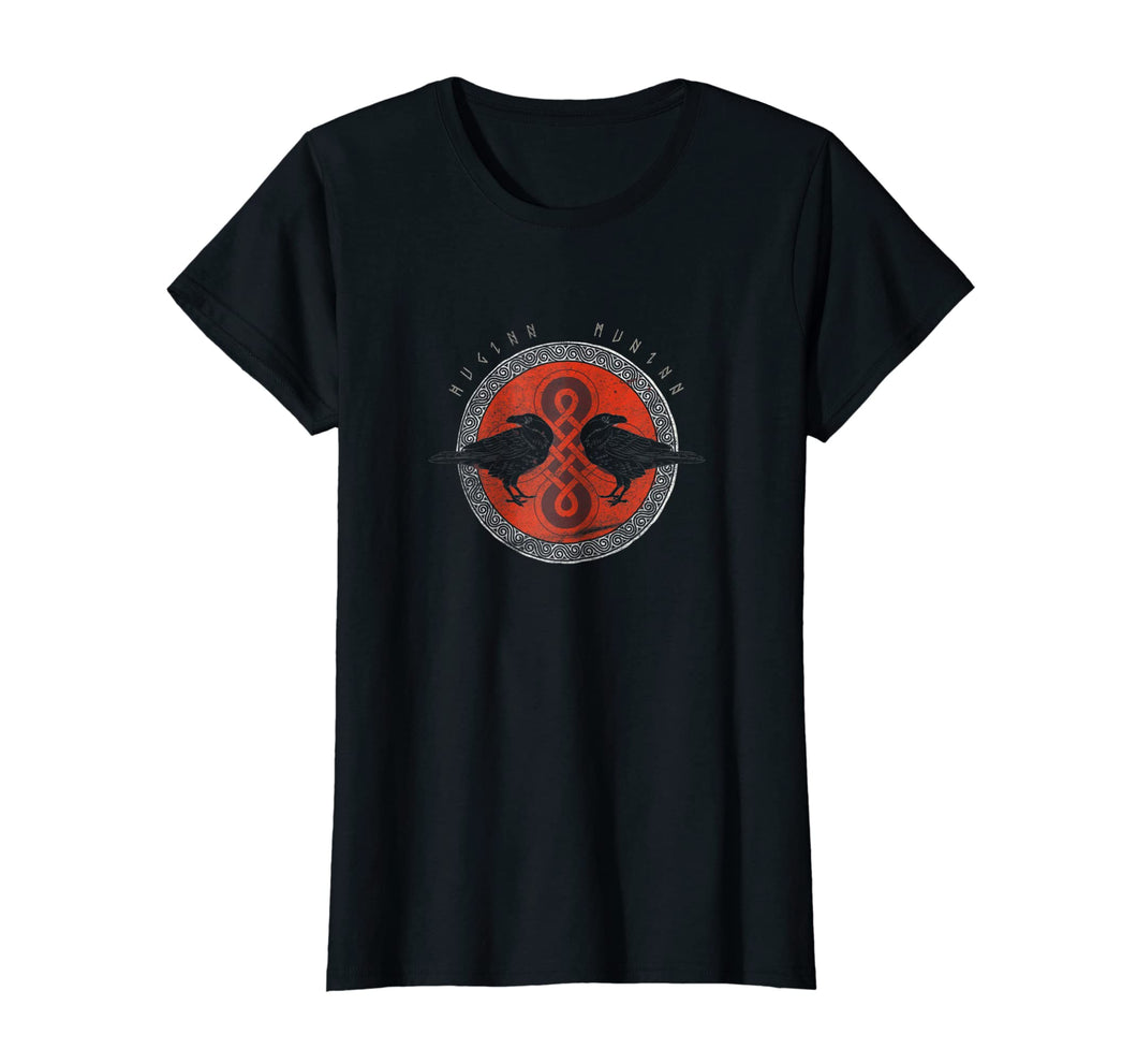Odin's Ravens Huginn & Muninn - Norse Mythology T-Shirt