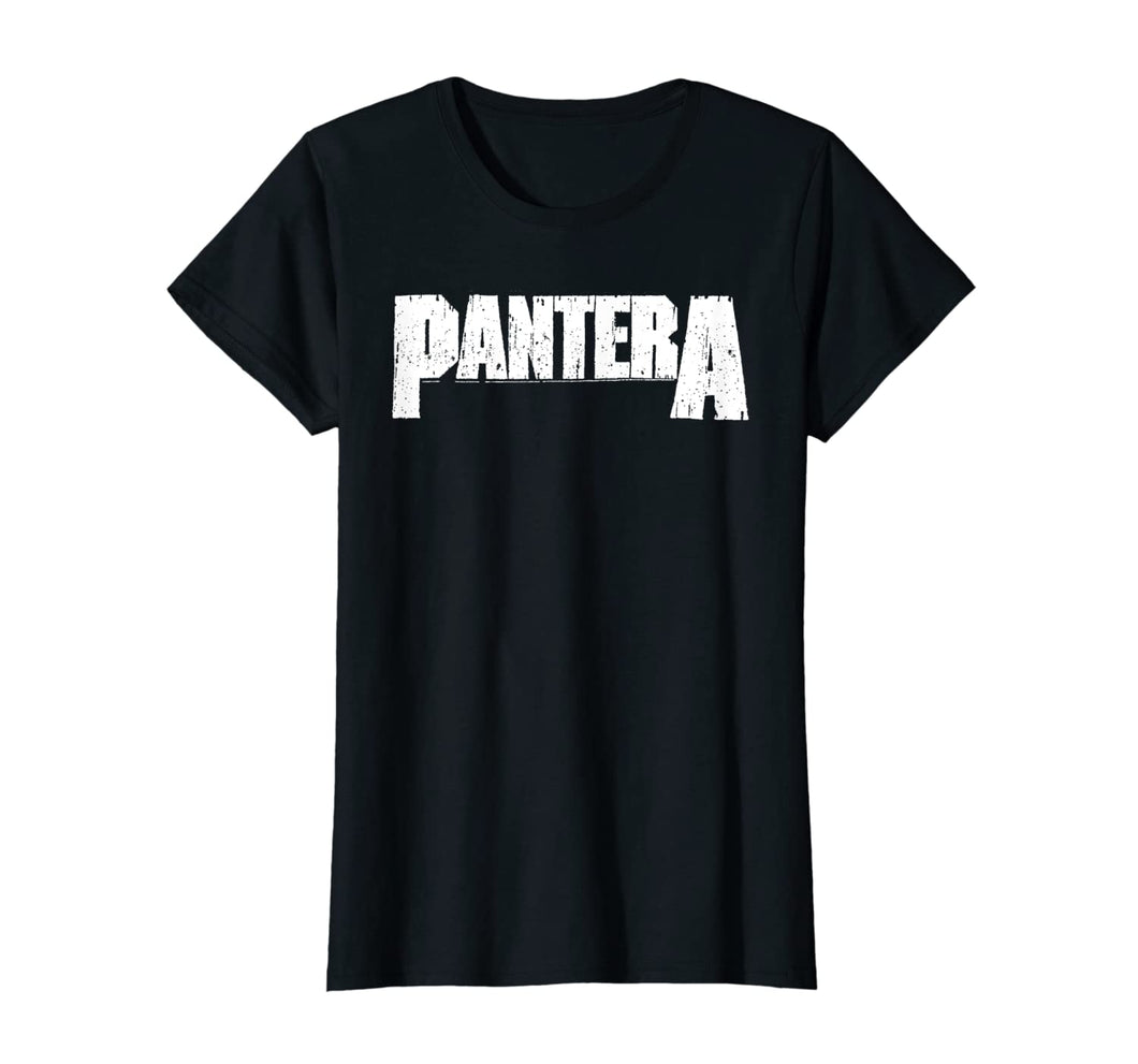 Pantera Official White Logo T-Shirt