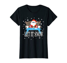 Load image into Gallery viewer, Let It Snow Santa Cocaine Funny Adult Christmas Gag T-Shirt-1300498
