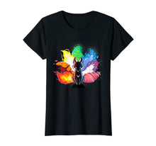 Load image into Gallery viewer, Elemental Fox Kitsune Shirt Kawaii Foxy Coloring Japan Furry T-Shirt-1301363
