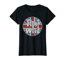 Load image into Gallery viewer, The Who Official Distressed Union Jack Circle Logo T-Shirt

